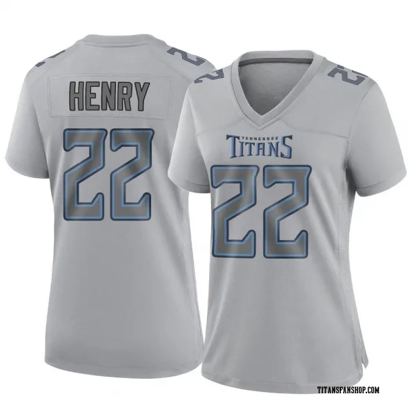 Nike Men's Tennessee Titans Derrick Henry #22 Atmosphere Grey Game Jersey